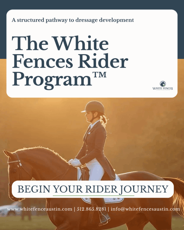 White Fences Austin Rider Program™