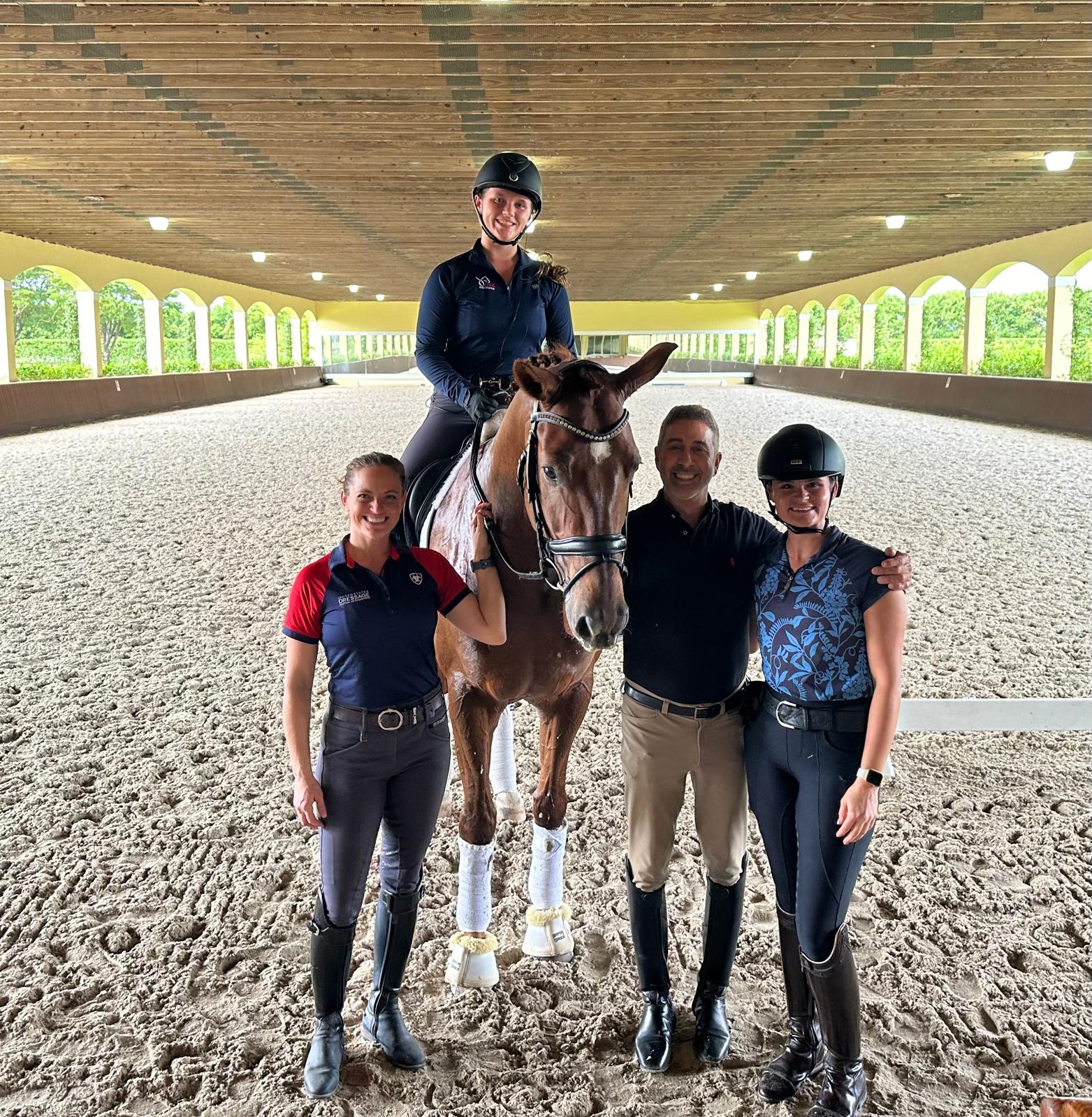 How often should a dressage horse be ridden?