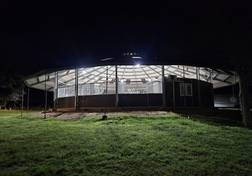 White Fences Austin | Show Barn | Round